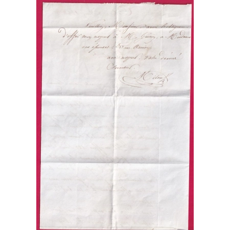 CAD TYPE 15 MONTREUIL BELLAY MAINE ET LOIRE BOITE RURALE K CHOUZE SUR LOIRE POUR ANGERS LETTRE COVER