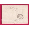 N°4 GRILLE SENS SUR YONNE BOITE RURALE V NON IDENTIFIEE POUR AUXERRE LETTRE COVER