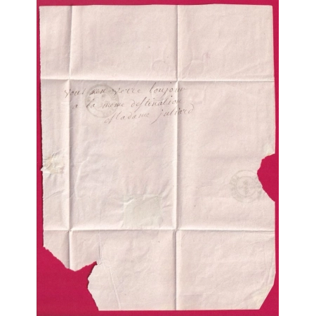 N°4 GRILLE SENS SUR YONNE BOITE RURALE V NON IDENTIFIEE POUR AUXERRE LETTRE COVER