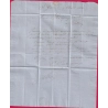 N°22 PC DU GC 3615 ST GENIS DE SAINTONGE CHARENTE INFERIEURE POUR BORDEAUX INDICE 13 LETTRE COVER