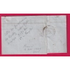 N°22 PC DU GC 3180bis RODEZ AVEYRON 1863 POUR MONTPELLIER HERAULT INDICE 20 LETTRE COVER FRANCE