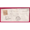 N°21 GC 2943 PONT DU CHATEAU PUY DE DOME BOITE RURALE D SAINT BEAUZIRE LETTRE COVER FRANCE