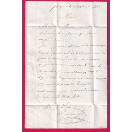 N°14 PC 1882 MARINGUES PUY DE DOME BOITE RURALE F JOZE POUR PONT DU CHATEAU LETTRE COVER FRANCE