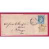 N°59 BDF 60 PARIS ETOILE 28 PARIS R CARDINAL LEMOINE POUR LIMOGES HAUTE VIENNE LETTRE COVER