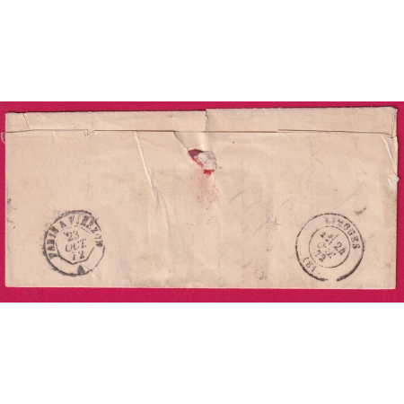 N°59 BDF 60 PARIS ETOILE 28 PARIS R CARDINAL LEMOINE POUR LIMOGES HAUTE VIENNE LETTRE COVER