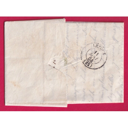 N°22 GC 2028 LEZOUX PUY DE DOME BOITE RURALE E SEYCHALLES POUR PONT DU CHATEAU LETTRE COVER
