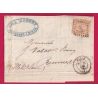 N°38 PC DU GC 1308 DINAN COTES DU NORD POUR RENNES ILLE ET VILAINE LETTRE COVER