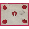 N°94 + 104 X2 LYON LES TERREAUX RHONE LETTRE CHARGE POUR GRENOBLE 1901 CHARGEMENT AU RECTO COVER