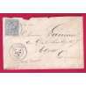 N°68 N/B CAPVERN HAUTES PYRENEES POUR AGEN LOT ET GARONNE CONVOYEUR STATION AU DOS LETTRE COVER