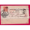 N°94 RODEZ AVEYRON RECOMMANDE RETOUR ENVOYEUR 3137 RIGNAC 1888 LETTRE COVER