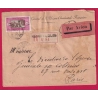 ST LOUIS SENEGAL RECOMMANDE PAR AVION LIGNE LATECOERE POUR PARIS LETTRE COVER