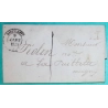 CAD TYPE 14 DIEULEFIT DROME CL CORRESPONDANCE LOCALE TAXE 1 POUR LA PAILLETTE MONTJOUX 1850 LETTRE COVER FRANCE