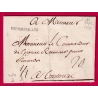 MARQUE DE VERSAILLES SEINE ET OISE LENAIN N°7 1750 POUR TOULOUSE LETTRE COVER