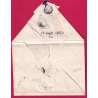 MARQUE DE VERSAILLES SEINE ET OISE LENAIN N°7 1750 POUR TOULOUSE LETTRE COVER