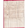 MARQUE P72P VERSAILLES SEINE ET OISE EN ROUGE + PPPP ENCADRE POUR TARBES HAUTES PYRENEES 1823 LETTRE COVER