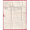 FRANCHISE PREFET DE SEINE ET OISE EN ROUGE VERSAILLES 1811 POUR PARIS LETTRE COVER