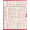 FRANCHISE PREFET DE SEINE ET OISE EN ROUGE VERSAILLES 1811 POUR PARIS LETTRE COVER