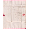 FRANCHISE PREFET DE SEINE ET OISE EN ROUGE VERSAILLES 1811 POUR PARIS LETTRE COVER