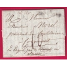 MARQUE 5 MANOSQUE BASSES ALPES POUR COURGEMONT PRES BIENNE SUISSE 1814 MENTION DEB 26X ?? LETTRE COVER