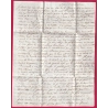 MARQUE 5 MANOSQUE BASSES ALPES POUR COURGEMONT PRES BIENNE SUISSE 1814 MENTION DEB 26X ?? LETTRE COVER