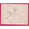 N°22 GC 5005 ALGER ALGERIE TAXE MANUSCRIT 4 AFFR INSUF R2 POUR PARIS LETTRE COVER