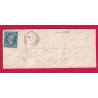 N°22 GC 344 LA BASTIDE ROUAIROUX TARN BOITE RURALE A LACABAREDE POUR ROQUECOURBE LETTRE COVER FRANCE