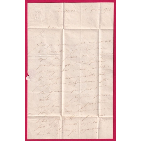 N°22 GC 344 LA BASTIDE ROUAIROUX TARN BOITE RURALE A LACABAREDE POUR ROQUECOURBE LETTRE COVER FRANCE