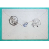 N°14B PC 63 AMELIE LES BAINS PYRENEES ORIENTALES POUR TARARE RHONE 1861 LETTRE COVER FRANCE