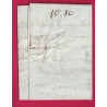 MARQUE LUNEL HERAULT 1788 LENAIN N°2 INDICE 12 POUR BEAUCAIRE GARD LETTRE COVER