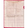 MARQUE DE LIMOUX AUDE LENAIN N°5 INDICE 14 1754 POUR ROMAGNAC LETTRE COVER