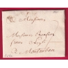 MARQUE DE LIMOUX AUDE LENAIN N°4A INDICE 12 1760 POUR MONTAUBAN TARN ET GARONNE LETTRE COVER