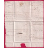 MARQUE ST OMER PAS DE CALAIS 1781 LENAIN N°9 INDICE 14 POUR VALENCIENNES NORD LETTRE COVER