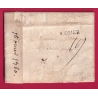 MARQUE ST OMER PAS DE CALAIS 1760 LENAIN N°6 TAXE 19 POUR LOMBEZ HAUTE GARONNE INDICE 13 LETTRE COVER
