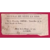 MARQUE P72P VERSAILLES SEINE ET OISE SUR BANDE DE JOURNAL INCOMPLETE POUR PARIS LETTRE COVER