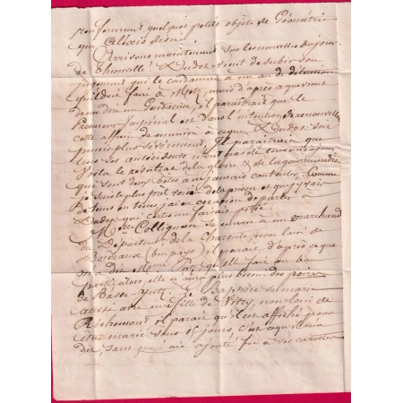 N°14 BLEU LAITEUX 23 JUILLET 1854 PC 3349 THIONVILLE CAD TYPE 1854 POUR ST AVOLD MOSELLE LETTRE COVER