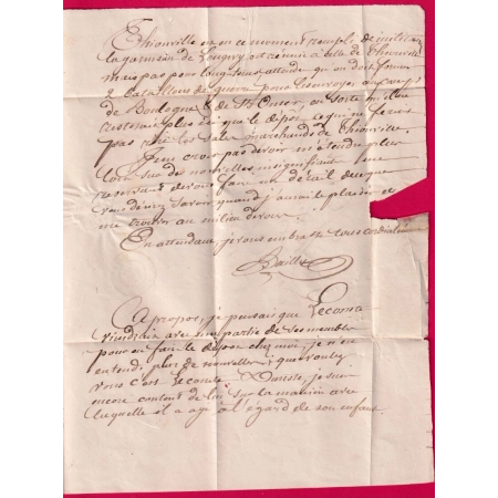 N°14 BLEU LAITEUX 23 JUILLET 1854 PC 3349 THIONVILLE CAD TYPE 1854 POUR ST AVOLD MOSELLE LETTRE COVER