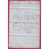 N°13 PARIS BUREAU H POTHION 1520 POUR PARIS PASSY 1862 LETTRE COVER