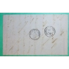 N°14 BDF PC 3615 VILLEMUR HAUTE GARONNE POUR VIELMUR TARN 1859 LETTRE COVER FRANCE