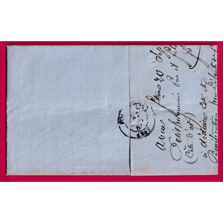 N°22 GC 135 ARC SUR TILLE COTE D'OR OR DE CLENAY POUR PONTARLIER DOUBS LETTRE COVER