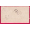 N°22 PC DU GC 2030 LHUIS AIN POUR VILLEMUR HAUTE GARONNE INDICE 17 1863 LETTRE COVER