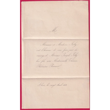N°22 PC DU GC 2030 LHUIS AIN POUR VILLEMUR HAUTE GARONNE INDICE 17 1863 LETTRE COVER