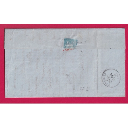 N°60 GC 4199 VIENNE ISERE BOITE RURALE R PONT EVEQUE POUR CONDRIEU RHONE LETTRE COVER