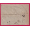 N°90 MONTPELLIER HERAULT TAXE 45C BANDE DE 3 15C DUVAL NOIR LUNEL HERAULT LETTRE COVER