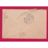 CAD POSTES ET TELEGRAPHE SEINE EN ROUGE TAXE 30C NOIR DUVAL PARIS BUREAU CENTRAL DEPART AMIENS SOMME LETTRE COVER