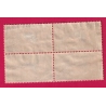 N°123 BLOC DE 4 GOMME ALTEREE TRES BON CENTRAGE TIMBRE BRIEFMARKEN STAMP FRANCE