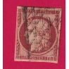 N°6b CARMIN FONCE TB GRILLE SANS FIN TIMBRE BRIEFMARKEN STAMP FRANCE