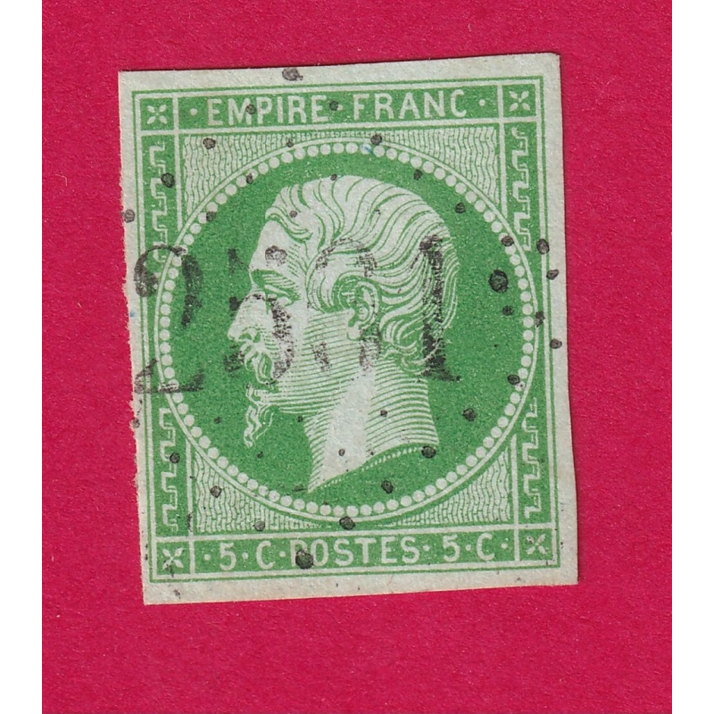 N°12 GC 2561 MOILLERON EN PAREDS VENDEE SIGNE BRUN TIMBRE BRIEFMARKEN STAMP FRANCE