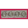 N°25 BANDE DE 4 GC 842 CHALON SUR SAONE ET LOIRE TIMBRE BRIEFMARKEN STAMP FRANCE
