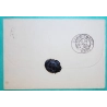 N°90 SAGE CONVOYEUR LIGNE LAUDUN A ALAIS TYPE I POUR UZES GARD 1889 LETTRE COVER FRANCE