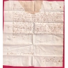 LETTRE DE MOUZON ARDENNES 1623 FERMETURE FER DE LANCE LETTRE COVER